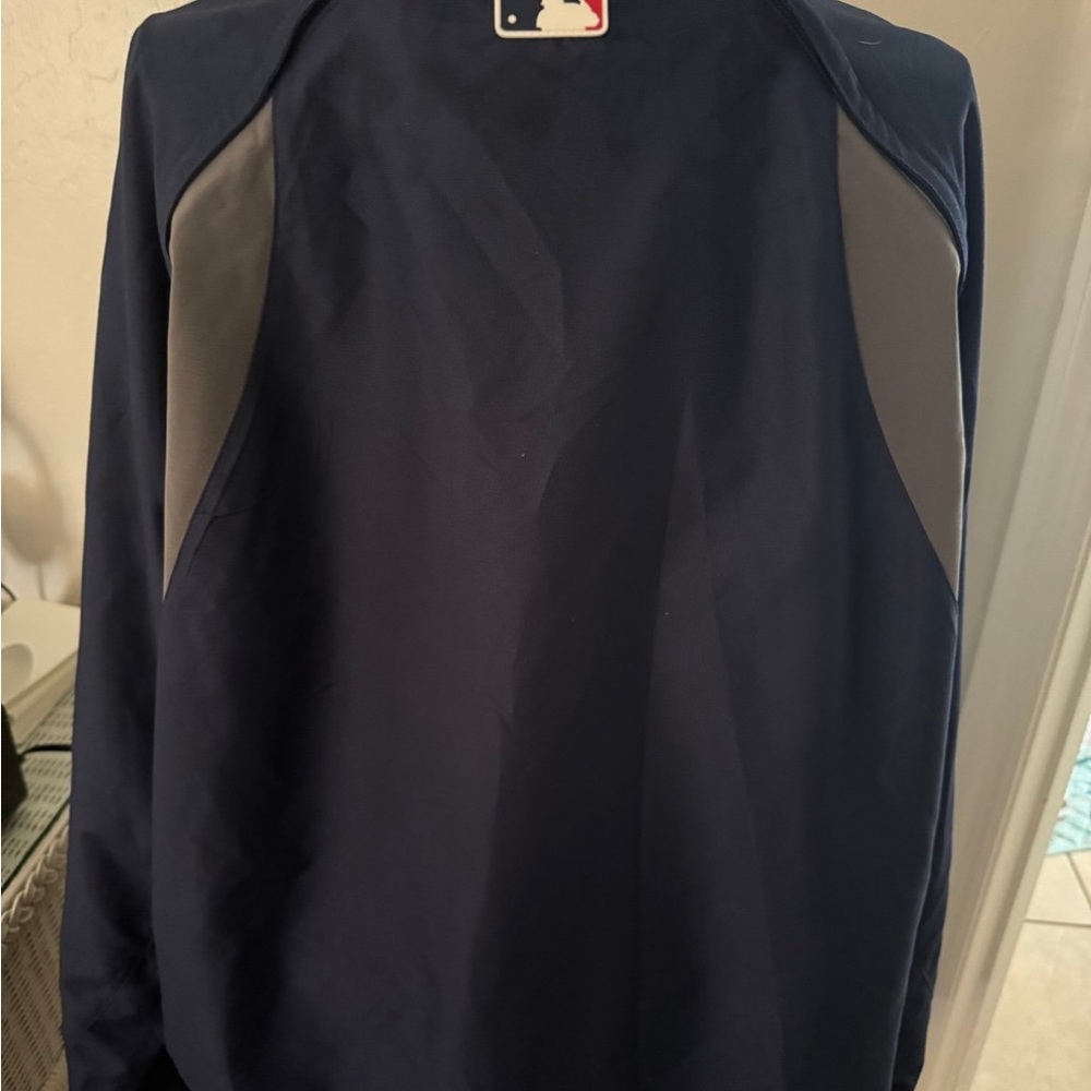 Majestic Navy and Red Pullover Jacket - Picture 3 of 5
